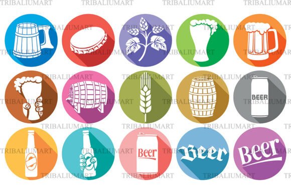 A Designer's Review of Beer Flat Icons SVG for Embroidery Projects
