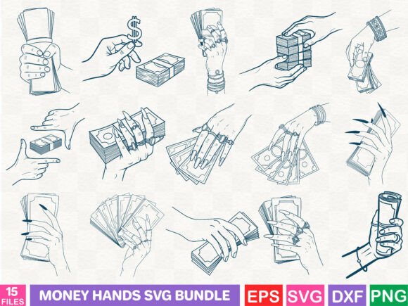 A Designer's Review of the Money Hands SVG Bundle