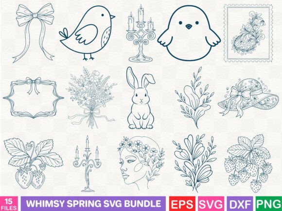A Designer's Review of the Whimsy Spring Graphics Bundle