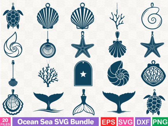 A Designer's Take on the Ocean Sea SVG Bundle