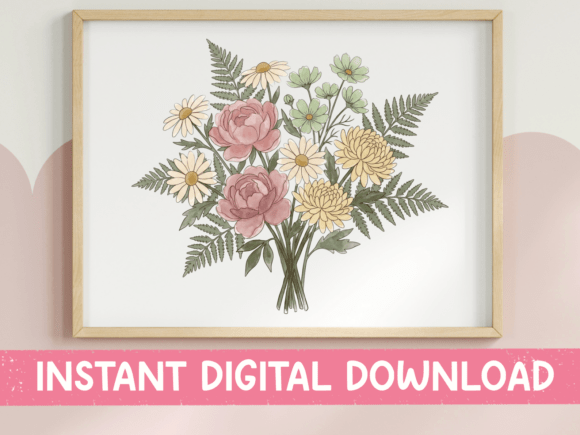 A Soft Watercolor Bouquet Embroidery Design Review
