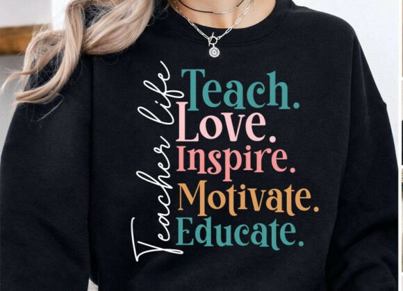 A Teacher SVG Perfect for T-Shirts & Graphics