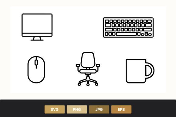 An Embroidery Designer's Take on Office Icon Art
