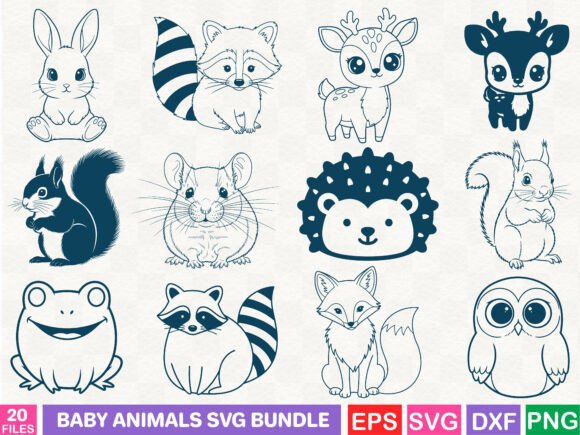 Baby Animals Svg Bundle: A Designer’s Review for Embroidery Projects