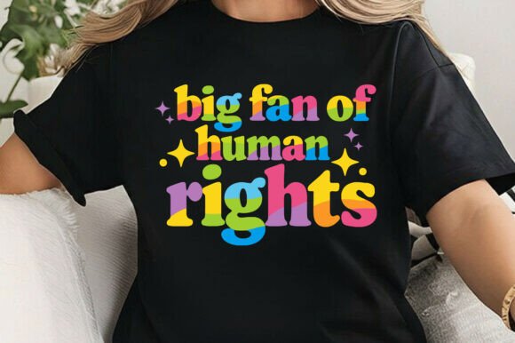 Big Fan of Human Rights: A Staple Graphic for Crafters