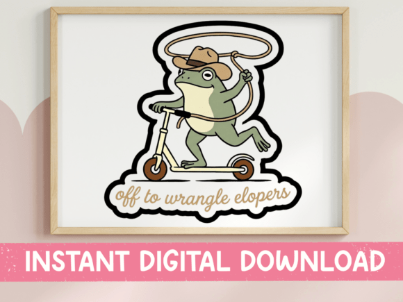 Cowboy Frog Scooter SVG: A Versatile Graphics Asset