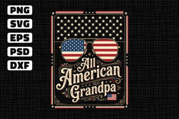 Crafting the Perfect Patriotic Grandpa T-Shirt Graphics