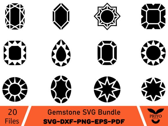 Gemstone SVG Bundle: A Designer’s Review for Embroidery