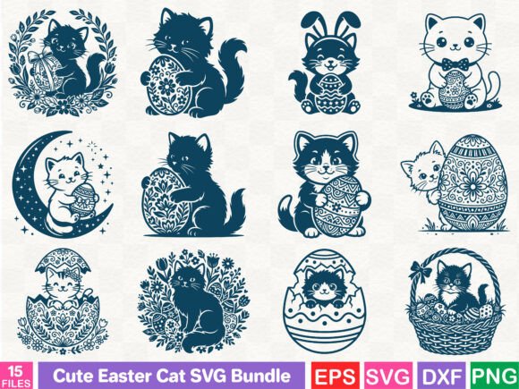 Reviewing the Cute Easter Cat SVG Bundle for Your Creative Shop