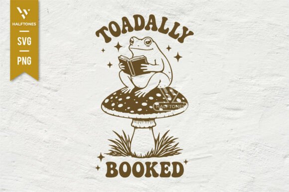 Toadally Booked: A Graphic Asset for Bookish Crafting