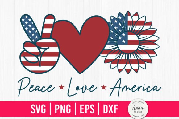 Why the Peace Love America 4th of July SVG Is a Top Print Template